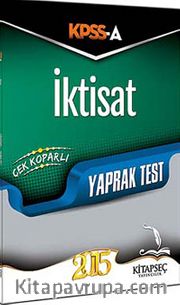 2015 KPSS-A İktisat Çek Koparlı Yaprak Test