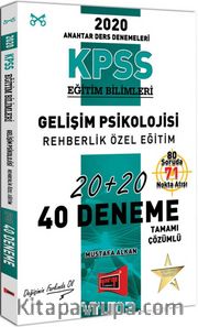 2020 KPSS Eğitim Bilimleri Gelişim Psikolojisi, Rehberlik Özel Eğitim Tamamı Çözümlü 40 Deneme