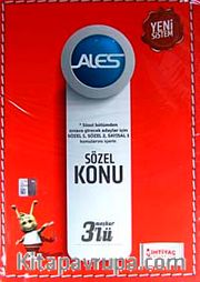 3'lü ALES Sözel Konu-Sözel Soru-Sözel Deneme Seti