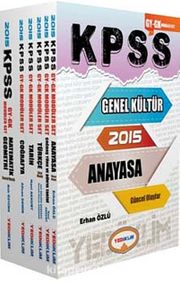 2015 KPSS Genel Yetenek Genel Kültür Konu Anlatımlı Modüler Set (6 Kitap)