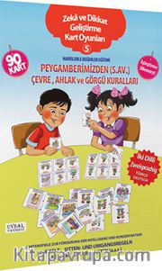 Zeka ve Dikkat Geliştirme Kart Oyunları -5 / Hadislerle Değerler Eğitimi <br /> Peygamberimizden (s.a.v.) Çevre, Ahlak ve Görgü Kuralları