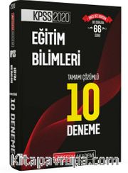 2020 KPSS Eğitim Bilimleri Tamamı Çözümlü 10 Deneme 