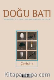 Doğu Batı Sayı: 87 Kasım, Aralık, Ocak 2018-19 Ağustos 2019