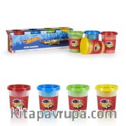 Hot Wheels Oyun Hamuru 4'lü Paket 4x100 Gr