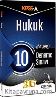 2015 KPSS-A Hukuku 10 Çözümlü Deneme Sınavı