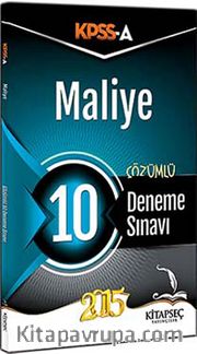 2015 KPSS-A Maliye 10 Çözümlü Deneme Sınavı
