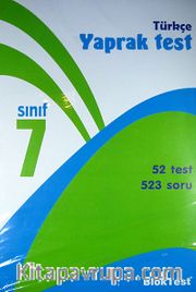 7. Sınıf Türkçe Yaprak Test