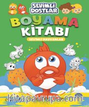 Sevimli Dostlar Boyama Kitabı - Sevimli Hayvanlar