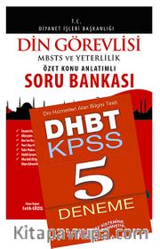 DHBT Din Hizmetleri Alan Bilgisi Deneme Testi İlaveli Soru Bankası
