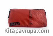 Pıano Çift Bölmeli Neon Kalem Çantası Bordo(Klc010)