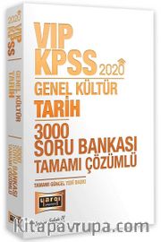 2020 KPSS VIP Tarih Tamamı Çözümlü 3000 Soru Bankası