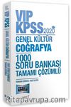 2020 KPSS VIP Coğrafya Tamamı Çözümlü 1000 Soru Bankası