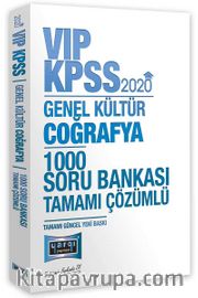 2020 KPSS VIP Coğrafya Tamamı Çözümlü 1000 Soru Bankası