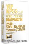 2020 KPSS VIP Matematik Tamamı Çözümlü 2500 Soru Bankası