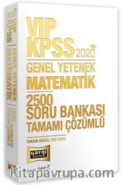 2020 KPSS VIP Matematik Tamamı Çözümlü 2500 Soru Bankası