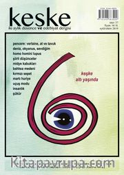 Keşke İki Aylık Düşünce ve Edebiyat Dergisi Sayı:37 Eylül-Ekim 2019