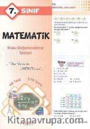 7. Sınıf Matematik Konu Değerlendirme Testleri