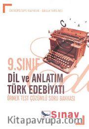 9. Sınıf Dil ve Anlatım Türk Edebiyatı Örnek Test Çözümlü Soru Bankası