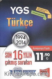 YGS Türkçe Son 16 Yılın Çıkmış Soruları