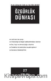 Özgürlük Dünyası / Aylık Sosyalist Teori ve Politika Dergisi / Ekim 2014 Sayı:257