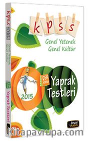 2015 KPSS Genel Yetenek Genel Kültür Çek Kopar Yaprak Testleri