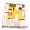Montessori Ahşap Zeka Oyunları/ w-Sliding Dog Puzzle