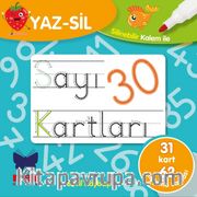 Yaz-Sil Sayı Kartları
