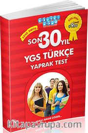 2015 Son 30 Yıl YGS Türkçe Yaprak Test