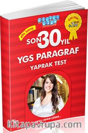 2015 Son 30 Yıl YGS Paragraf Yaprak Test