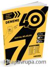 7. Sınıf Sosyal Bilgiler 40 Deneme