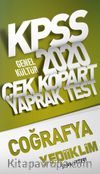 2020 KPSS Genel Kültür Coğrafya Çek Kopart Yaprak Test