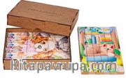 Montessori Ahşap Zeka Oyunları / w-Multi Puzzle - Block