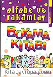 Alfabe ve Rakamlar Boyama Kitabı