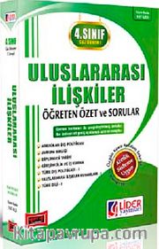 AÖF 4. Sınıf Güz Dönemi (7. Yarıyıl) Uluslararası İlişkiler Öğreten Özet ve Sorular (AF-147-ULS)