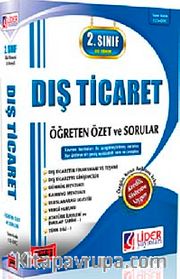AÖF 2. Sınıf Güz Dönemi (3. Yarıyıl) Dış Ticaret Öğreten Özet ve Sorular (AF-123-DTC)