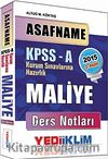 2015 Asafname KPSS-A Maliye Ders Notları