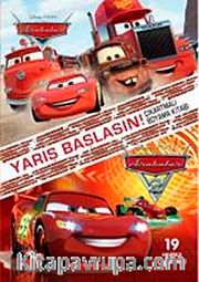 Disney Arabalar - Yarış Başlasın! <br /> Çıkartmalı Boyama Kitabı