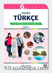 6. Sınıf Ortaokul Türkçe Konu Anlatımlı Yardımcı Fasikül Set (6 Fasikül)