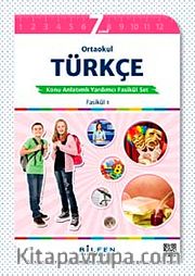 7. Sınıf Ortaokul Türkçe Konu Anlatımlı Yardımcı Fasikül Set (6 Fasikül)