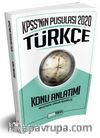 2020 KPSS'nin Pusulası Türkçe Konu Anlatımı 