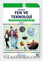 8. Sınıf Ortaokul Fen ve Teknoloji Konu Anlatımlı Yardımcı Fasikül Set (8 Fasikül)