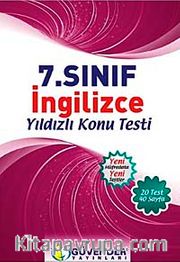 7. Sınıf İngilizce Yıldızlı Konu Testi