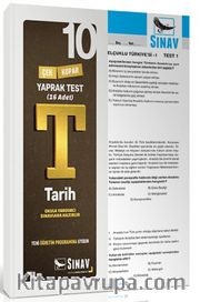 10. Sınıf Tarih Çek Kopar Yaprak Test (16 Adet)