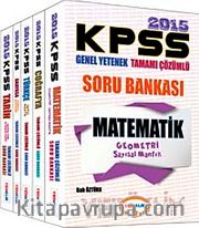 2015 KPSS Genel Kültür Genel Yetenek Soru Bankası Modüler Set (5 Kitap)