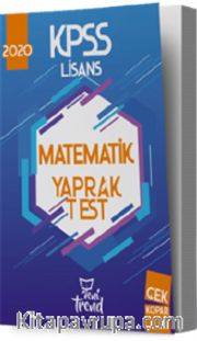 2020 KPSS Matematik Yaprak Test