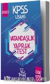 2020 KPSS Vatandaşlık Yaprak Test