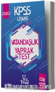2020 KPSS Vatandaşlık Yaprak Test