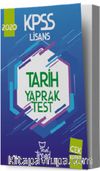 2020 KPSS Tarih Yaprak Test