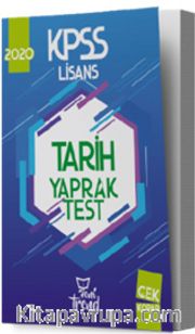 2020 KPSS Tarih Yaprak Test