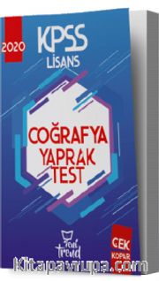 2020 KPSS Coğrafya Yaprak Test